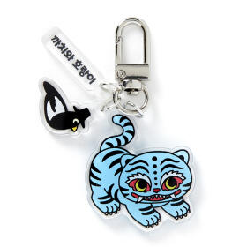 까치와 푸른 호랑이 키링 