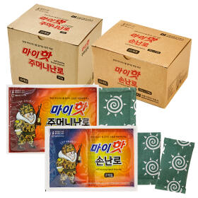 마이핫 주머니난로 90g 20개 + 손난로 25g 20세트