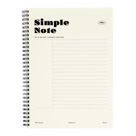 코넬스프링노트 아이보리 