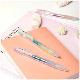 [제브라] 사라사 클립 마블컬러 유니크 색상 (2색 택1)