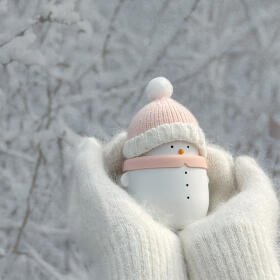 부이 눈사람 손난로 보조배터리 5000mAh