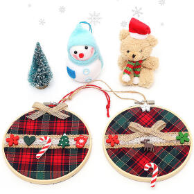 [아트드림] 크리스마스 미니 수틀 장식 꾸미기