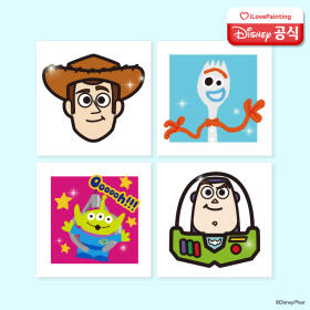 보석십자수 스티커 디즈니 토이스토리 시리즈 10x10