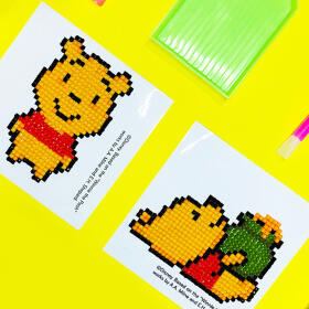 보석십자수 스티커 디즈니 위니 더 푸우 시리즈10x10