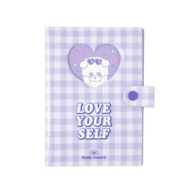 바비숑 에나멜 6공 다이어리커버 (A6) 