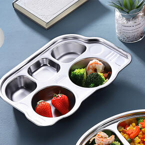 뛰뛰빵빵 버스 스텐 유아식판 5구
