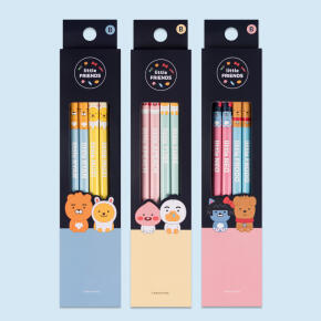 카카오프렌즈 리틀프렌즈 4본 연필세트