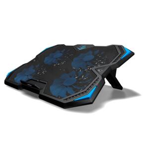 LCS-C4 노트북거치대 받침대 쿨링패드 LED 쿼드쿨러