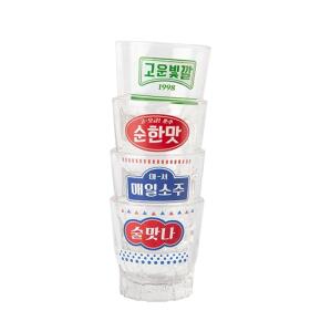 레트로 소주잔세트 인생술잔 4P (22004668)