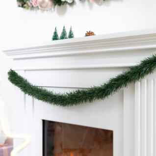 크리스마스 솔모루 푸른 모루 8x200cm 인조 솔잎 벽