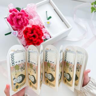 어버이날 모루 카네이션 용돈 병풍 꽃 플라워 박스