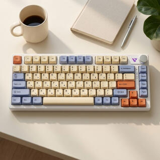 VARO HV83 CLAY 83키 3모드 기계식 키보드 RGB 리니어