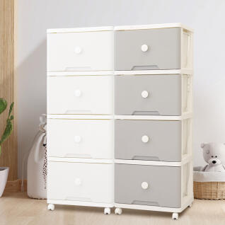 초대용량 60L 그란데 플라스틱 서랍장 4단