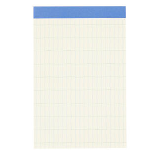 블루그린체크 메모지