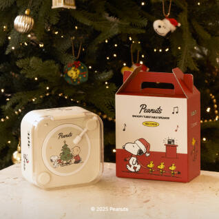 룸디X스누피 LP 턴테이블 블루투스 스피커