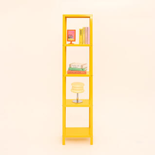 컬러프레임 선반 철제 다용도선반 4단