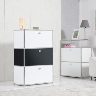 이가페 모듈거실장 모노 1x3 베이직 수납장 콤비