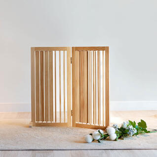 까사라움 스트라이프 타이니 파티션 2단 내추럴