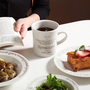 예쁜컵 선물 고급 도자기 머그컵 카페 머그잔 레터링