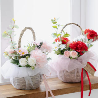 사랑을 담아 카네이션 바구니 set 27x33cm