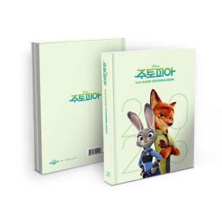 2026년 디즈니 주토피아 다이어리(양장)