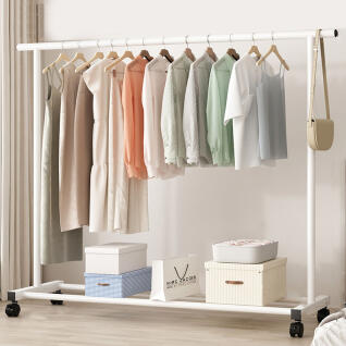 도도행거 1단 1500 철제 스탠드 이동식 옷걸이