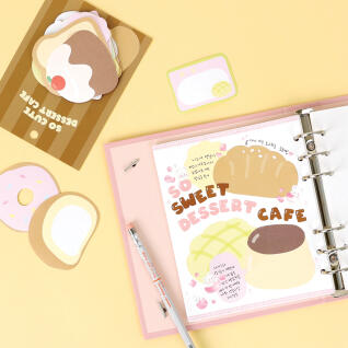 귀여워 디저트카페 모조지 스티커팩