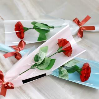 꽃한송이 카네이션 비누꽃다발 어버이날 스승의날