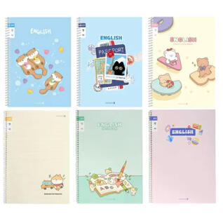 모닝글로리 초등 스프링노트 영어 넓은칸 좁은칸