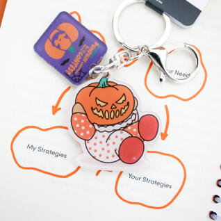 [RTB]아크릴더블 키링_할로윈펌킨행콕/행콕의최후