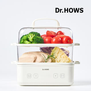 [특가]셰프 대용량 멀티 2단 계란 전기찜기 4L