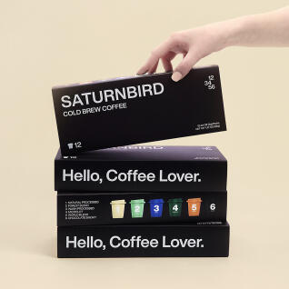 [새턴버드] 넘버 시리즈 콜드브루 커피 12개입 (기본)