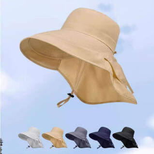 츠키 자외선 차단 넓은 챙 아웃도어 버킷햇 모자