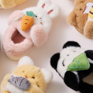 bookaz 플러피 동물 슬리퍼