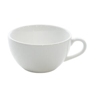 라크 포셀린 호텔 라떼잔 라운드 화이트 커피컵 280ml