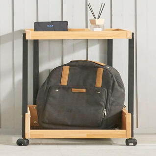 콜미 수납 원목 틈새 미니 침대 옆 협탁 선반 600