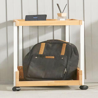 콜미 수납 원목 틈새 미니 침대 옆 협탁 선반 600