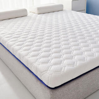 퀸 더블 침대 바닥 토퍼 매트리스 패드 접이식 매트