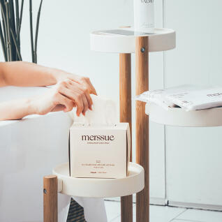 메르슈 무표백 티슈형 순면페이스타올 300매(100매3팩)