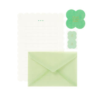 클로버돔송 트레싱편지지 