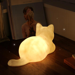 고양이 뒷태 LED 무드등 2color + USB 충전식