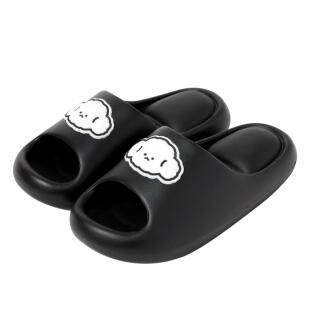 블랙 비숑 슬리퍼