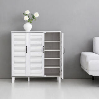 거실수납장 다용도 틈새 수납장 원목 빈티지가구