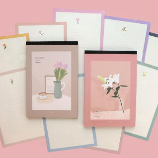 핑크풋 플로망스 패드 편지지