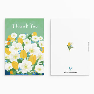 캘리그라피카드 가정의달 ( HH2502 THANK YOU(WHITE))