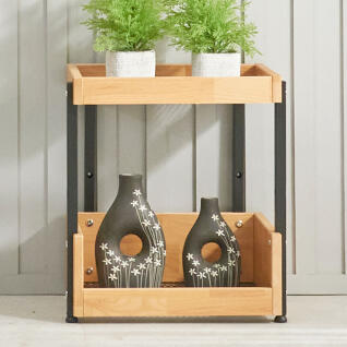 콜미 팬트리 선반 다용도 수납 셀프 조립 랙 원목 400