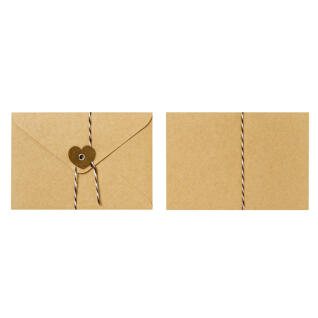 크라프트 편지지 