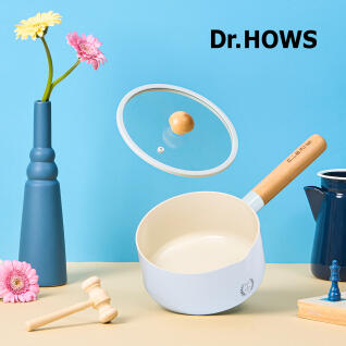 [특가]돌잡이 파스텔 세라믹 편수냄비 18cm+뚜껑포함