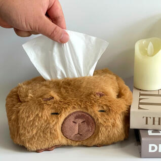 카피바라 티슈 케이스 휴지 각 곽 커버 사각 선물