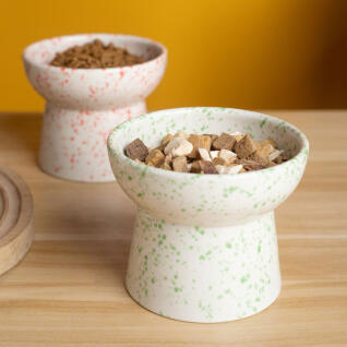 모던 키높이 애견 도자기 밥그릇/물그릇